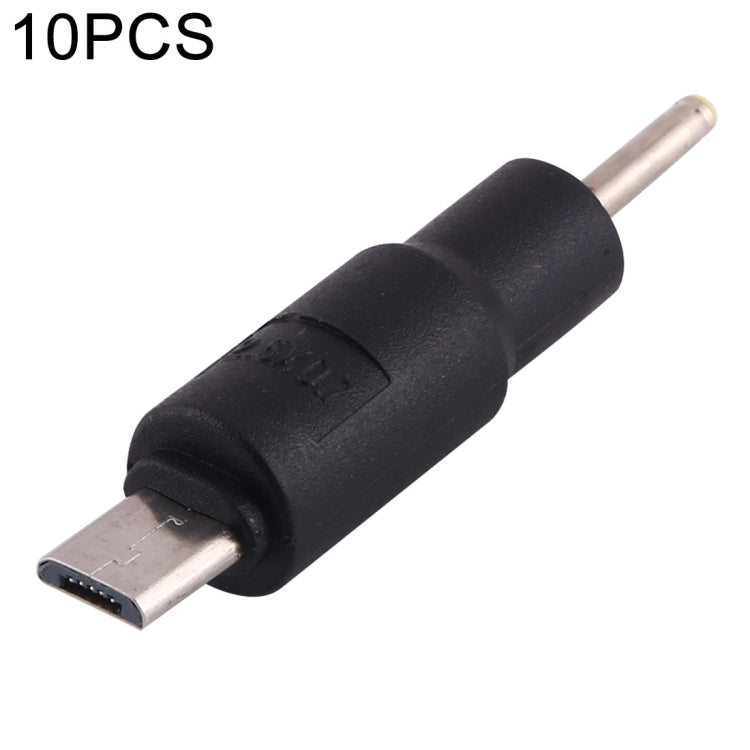 10 connettori di alimentazione CC da 2,5 x 0,7 mm a micro USB, 2.5 x 0.7mm