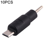 10 connettori di alimentazione CC da 2,5 x 0,7 mm a micro USB, 2.5 x 0.7mm