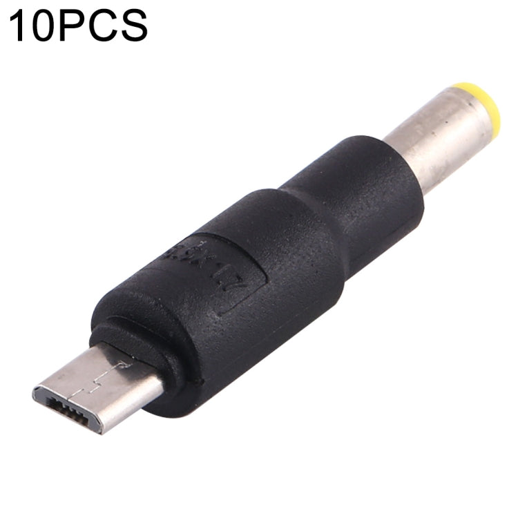 10 connettori di alimentazione CC da 5,5 x 1,7 mm a micro USB, 5.5 x 1.7mm
