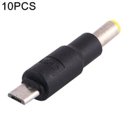10 connettori di alimentazione CC da 5,5 x 1,7 mm a micro USB, 5.5 x 1.7mm