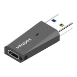 Adattatore USB 3.1 maschio a USB-C femmina 10 Gbps