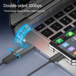 Adattatore USB 3.1 maschio a USB-C femmina 10 Gbps