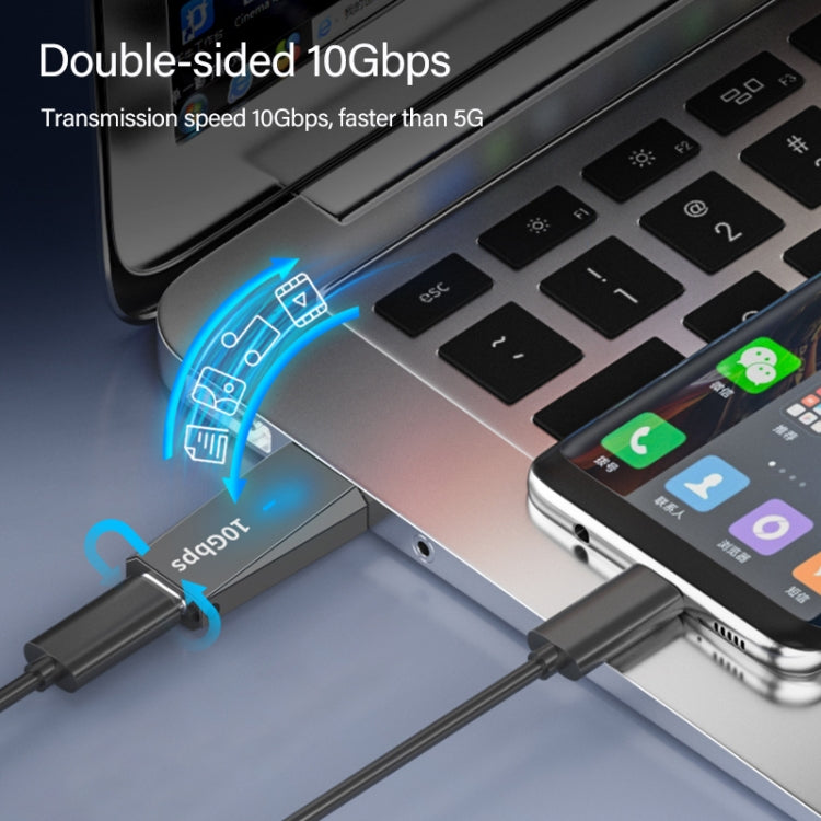 Adattatore USB 3.1 maschio a USB-C femmina 10 Gbps