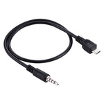 Cavo audio AUX da 3,5 mm maschio a micro USB maschio, lunghezza: circa 40 cm, Micro USB 40cm