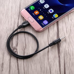 Cavo audio AUX da 3,5 mm maschio a micro USB maschio, lunghezza: circa 40 cm, Micro USB 40cm