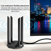 COMFAST CF-975AX 5400Mbps USB3.0 WiFi6 scheda di rete a doppia frequenza libera, CF-975AX