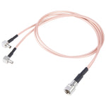 Cavo prolunga doppio connettore TS9 a RG316 50 cm