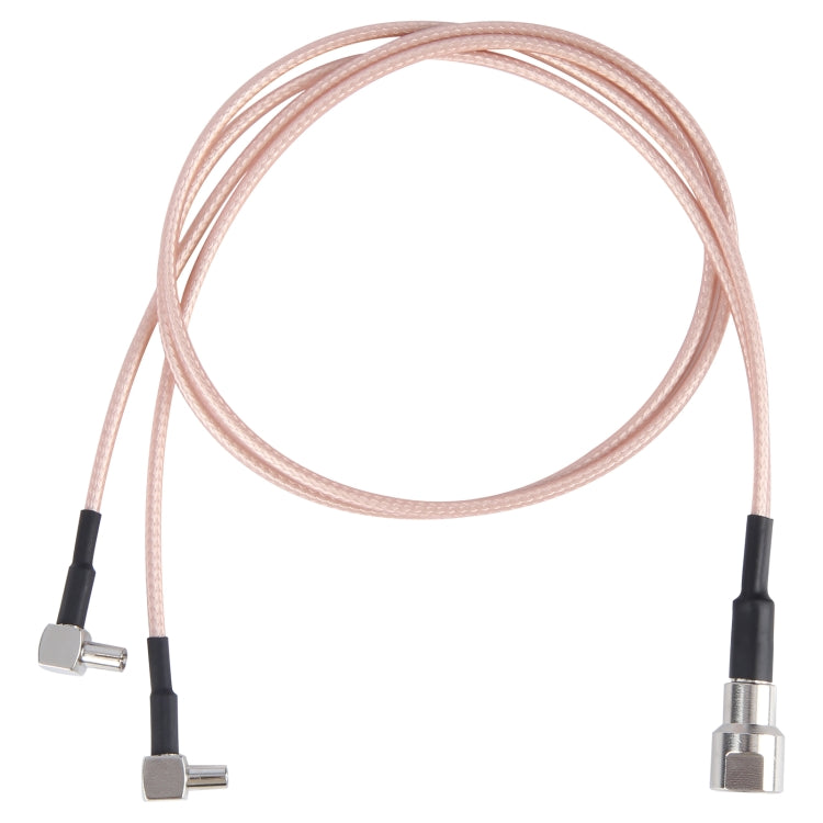 Cavo prolunga doppio connettore TS9 a RG316 50 cm