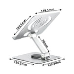 Supporto per laptop/tablet girevole pieghevole in lega di alluminio L-14, L-14