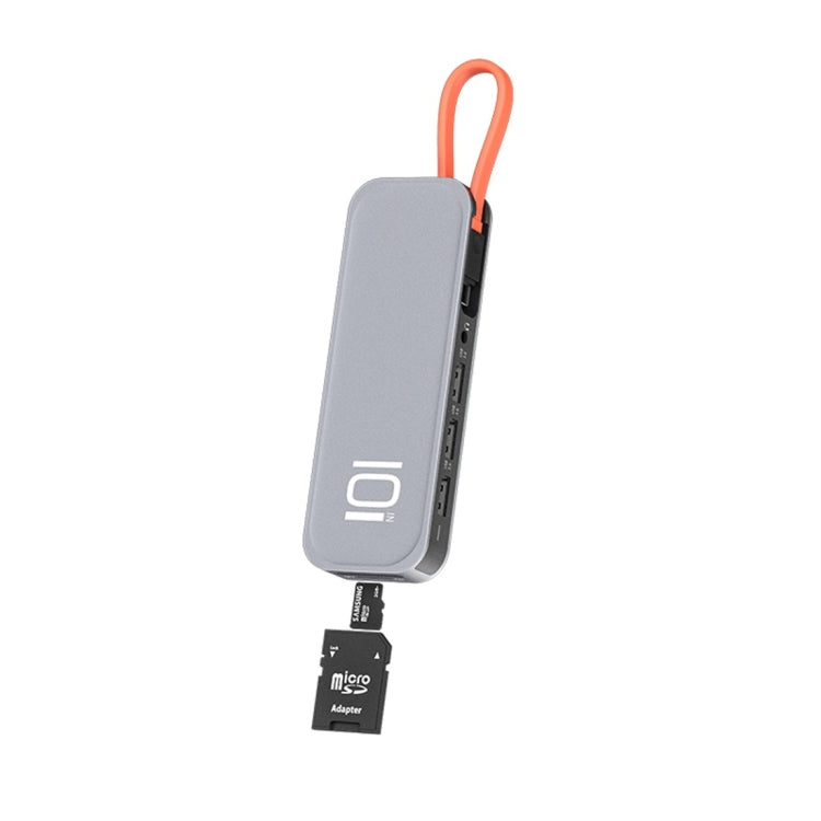 Adattatore HUB USB-C 10 in 1 con HDMI, VGA, RJ45