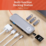 Adattatore HUB USB-C 10 in 1 con HDMI, VGA, RJ45