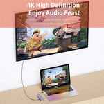 ROCK TR03 Adattatore HUB di estensione multifunzionale 8 in 1 da tipo C / USB-C a HDMI, TR03