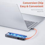 ROCK TR03 Adattatore HUB di estensione multifunzionale 8 in 1 da tipo C / USB-C a HDMI, TR03