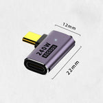 Adattatore USB-C femmina a USB-C maschio 240W 40Gbps