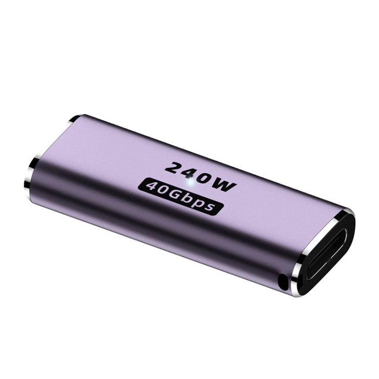 Adattatore USB-C femmina a USB-C femmina 240W 40Gbps con LED