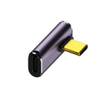 Adattatore USB-C femmina a USB-C maschio 240W 40Gbps con luce