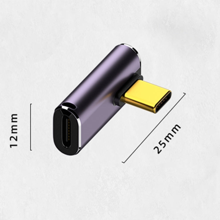 Adattatore USB-C femmina a USB-C maschio 240W 40Gbps con luce
