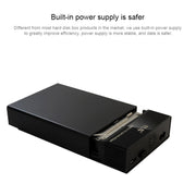 Custodia per unità a stato solido esterna con interfaccia USB 3.0 SATA universale da 2,5/3,5 pollici per laptop/computer desktop, capacità di supporto massima: 10 TB