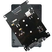 Scheda adattatore SSD M.2 NGFF a SATA III da 2,5 pollici con coperchio, NGFF to 2.5 inch SATA III Black, NGFF to 2.5 inch SATA III White