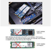 Scheda adattatore SSD M.2 NGFF a SATA III da 2,5 pollici con coperchio, NGFF to 2.5 inch SATA III Black, NGFF to 2.5 inch SATA III White