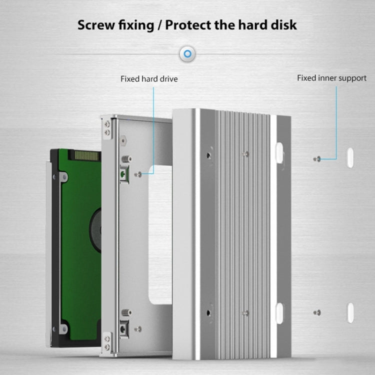Blueendless Custodia SATA per HDD 2,5" con cavo USB-C