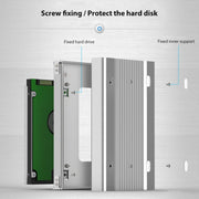Blueendless U23Q SATA Custodia per HDD con interfaccia Micro B da 2,5 pollici con cavo da USB-C/Tipo-C a USB 3.0, Spessore supporto: 1 cm o meno, USB 3.0  (1cm)