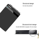 SEATAY HD213 Custodia per HDD con interfaccia USB 3.0 SATA da 2,5 pollici senza viti senza attrezzi, capacità massima di supporto: 2 TB