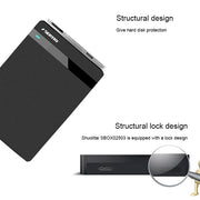 SEATAY HD213 Custodia per HDD con interfaccia USB 3.0 SATA da 2,5 pollici senza viti senza attrezzi, capacità massima di supporto: 2 TB
