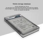 SEATAY HD213 Custodia per HDD con interfaccia USB 3.0 SATA da 2,5 pollici senza viti senza attrezzi, capacità massima di supporto: 2 TB