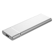 Custodia SSD in lega di alluminio con interfaccia M.2 NGFF a USB-C/Type-C USB 3.1, NGFF to USB Type-C Silver, NGFF to USB Type-C Black