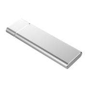 Custodia SSD in lega di alluminio con interfaccia M.2 NGFF a USB-C/Type-C USB 3.1, NGFF to USB Type-C Silver, NGFF to USB Type-C Black