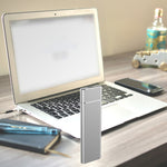 Custodia SSD in lega di alluminio con interfaccia M.2 NGFF a USB-C/Type-C USB 3.1, NGFF to USB Type-C Silver, NGFF to USB Type-C Black