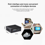 Mini PC di controllo industriale senza ventola con 4 porte USB e porta COM RS-232, 8 GB di RAM, Intel Celeron N2920 2.0GHz Quard Core, supporto Bluetooth 4.0 e WiFi dual-band 2.4G/5.0G