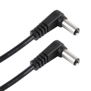 Cavo di alimentazione CC a gomito da maschio a maschio da 30 cm 5 A 5,5 x 2,1 mm, CC 12-24 V