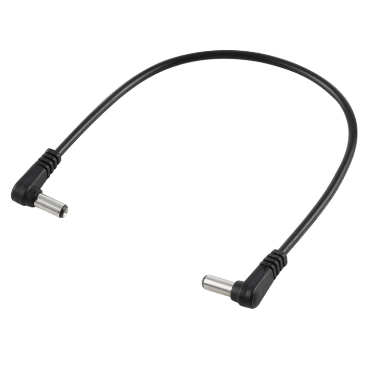 Cavo di alimentazione CC a gomito da maschio a maschio da 30 cm 5 A 5,5 x 2,1 mm, CC 12-24 V