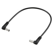 Cavo di alimentazione CC a gomito da maschio a maschio da 30 cm 5 A 5,5 x 2,1 mm, CC 12-24 V