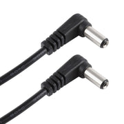 Cavo di alimentazione CC a gomito da maschio a maschio da 30 cm 5 A 5,5 x 2,1 mm, CC 12-24 V