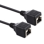 Cavo di prolunga di rete LAN Ethernet RJ45 femmina-femmina, lunghezza cavo: 30 cm, 30cm