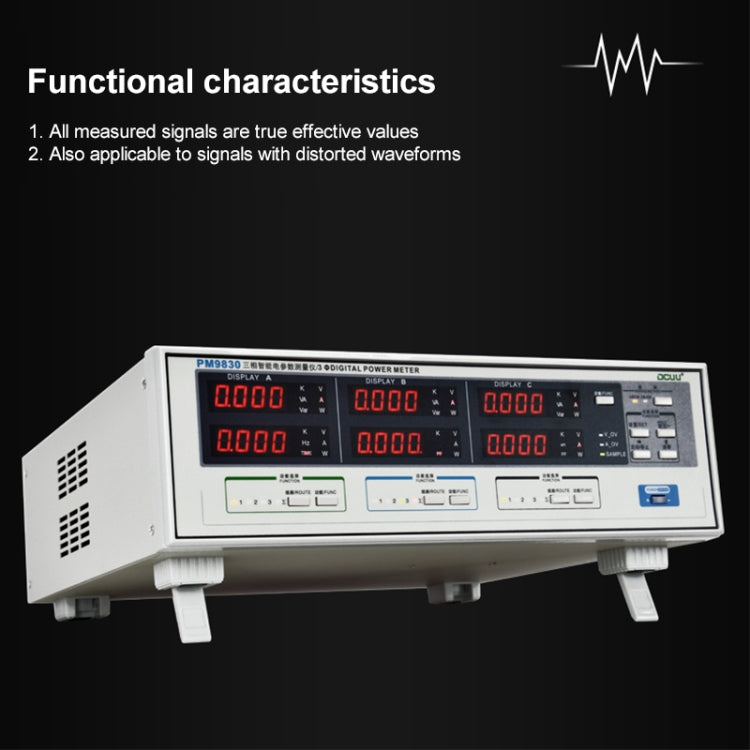 Misuratore digitale trifase PM9830 500V 80A AC