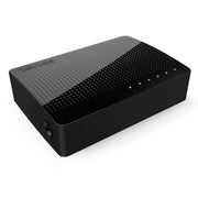Tenda SG105 Mini 5 porte 1000Mpbs Switch di rete Gigabit Ethernet veloce LAN HUB, Tenda SG105 5 Ports Black