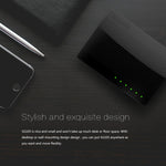 Tenda SG105 Mini 5 porte 1000Mpbs Switch di rete Gigabit Ethernet veloce LAN HUB, Tenda SG105 5 Ports Black