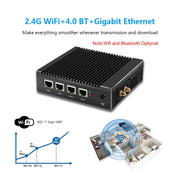 K660G4 Mini PC con sistema Windows e Linux senza memoria, SSD e WiFi, processore Intel Celeron N2840 Quad-Core 2M di cache, 1,83 GHz, fino a 2,25 GHz, without Memory