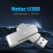 Netac U388 Disco flash con crittografia sicura USB 3.0 Twister da 32 GB, U388 32GB