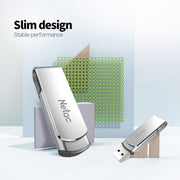 Disco flash con crittografia sicura Twister USB 3.0 da 128 GB Netac U388, U388 128GB
