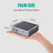 Mini PC K660S con sistema Windows e Linux senza memoria, SSD e WiFi, processore Intel Celeron N2840 Quad-Core 1,83-2,25 GHz, without Memory
