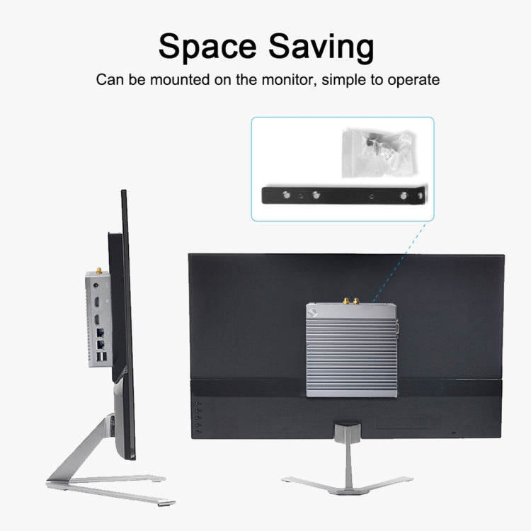 Mini PC K660S con sistema Windows e Linux, processore Intel Celeron N2840 Quad-Core 1,83-2,25 GHz, 2 GB di RAM + 32 GB SSD, 2GB+32GB