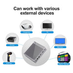 Mini PC K660S con sistema Windows e Linux, processore Intel Celeron N2840 Quad-Core 1,83-2,25 GHz, 4 GB di RAM + 64 GB SSD, 4GB+64GB