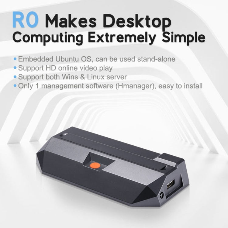 Mini PC con sistema Windows e Linux R0, Quad Core da 1,5 GHz, RAM: 1 GB, ROM: 8 GB, Wired Version