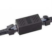 Crystal Network Connettore diretto passante per linea principale Terminale femmina a dispositivo di estensione dell'interfaccia RJ45 a doppia testa, 2 Ports