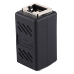 Crystal Network Connettore diretto passante per linea principale Terminale femmina a dispositivo di estensione dell'interfaccia RJ45 a doppia testa, 2 Ports
